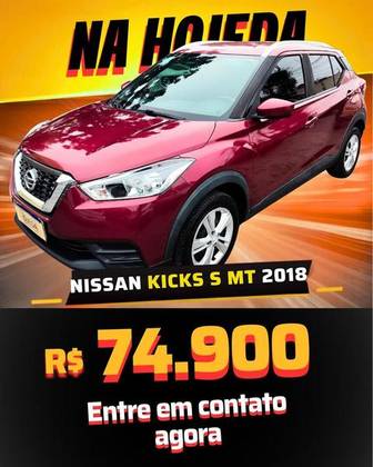 NISSAN KICKS 1.6 16V FLEXSTART S 4P MANUAL NISSAN KICKS 1.6 16V FLEXSTART S 4P MANUAL